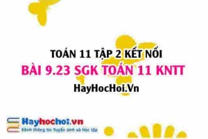Bài 9.23 SGK Toán 11 Tập 2 Kết nối tri thức: Tính gia tốc khi vận tốc bằng 0